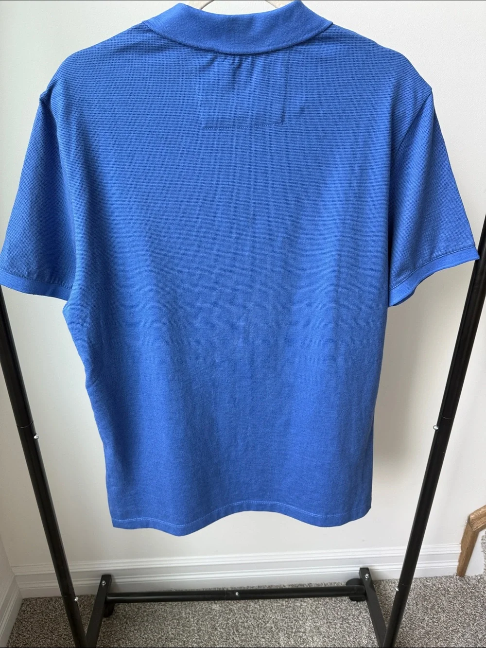 Banana Republic Men's Blue Strip Dress Polo